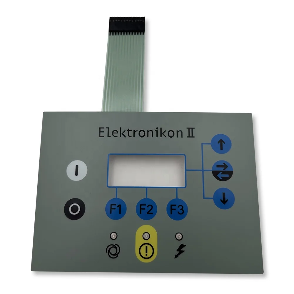 Customized Conductive Membrane Switch Embossed Silk-Screen Printing Membrane Keyboard With Backlight Led