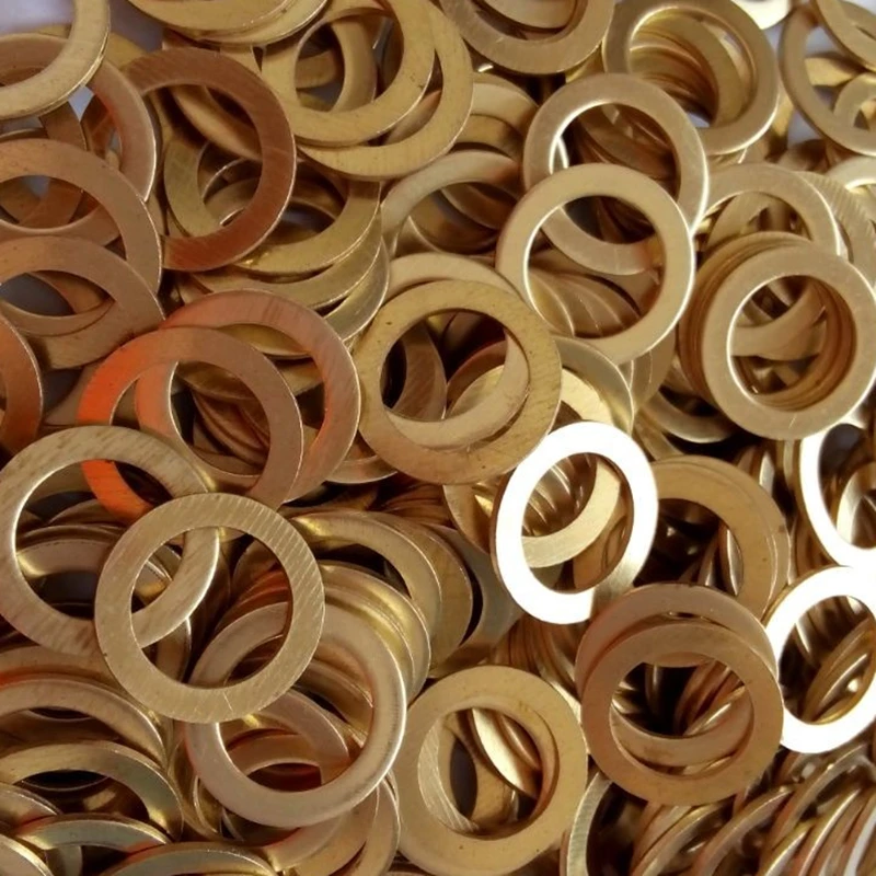 Ассортимент метрических медных шайб