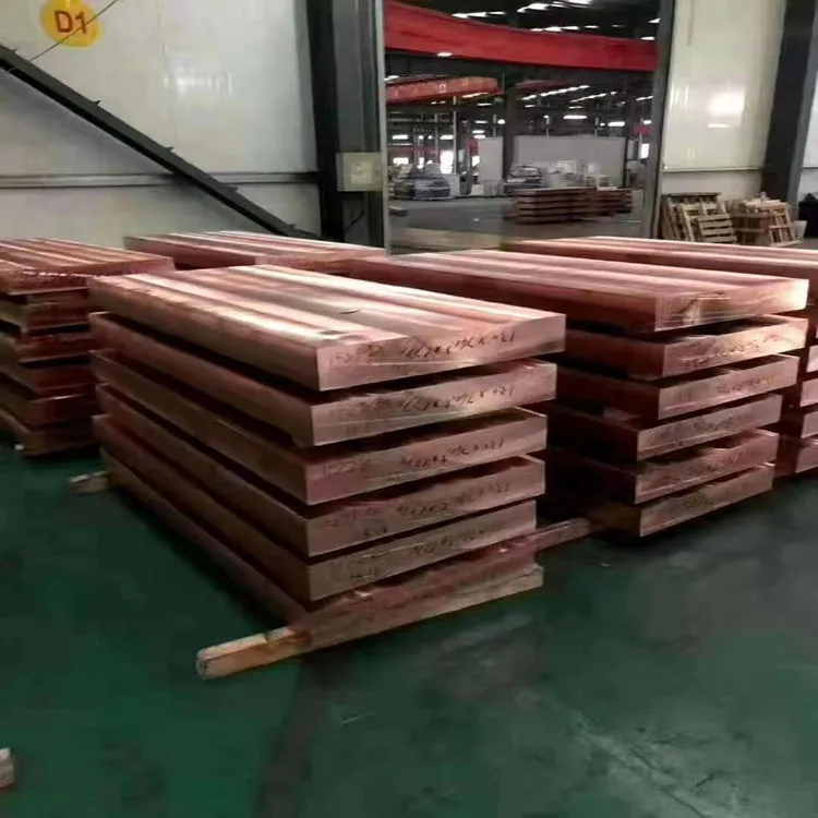 High Quality 99.999% Copper Cathode Pure Copper Sheet/plate 0.3mm-5 Mm Thickness Customized