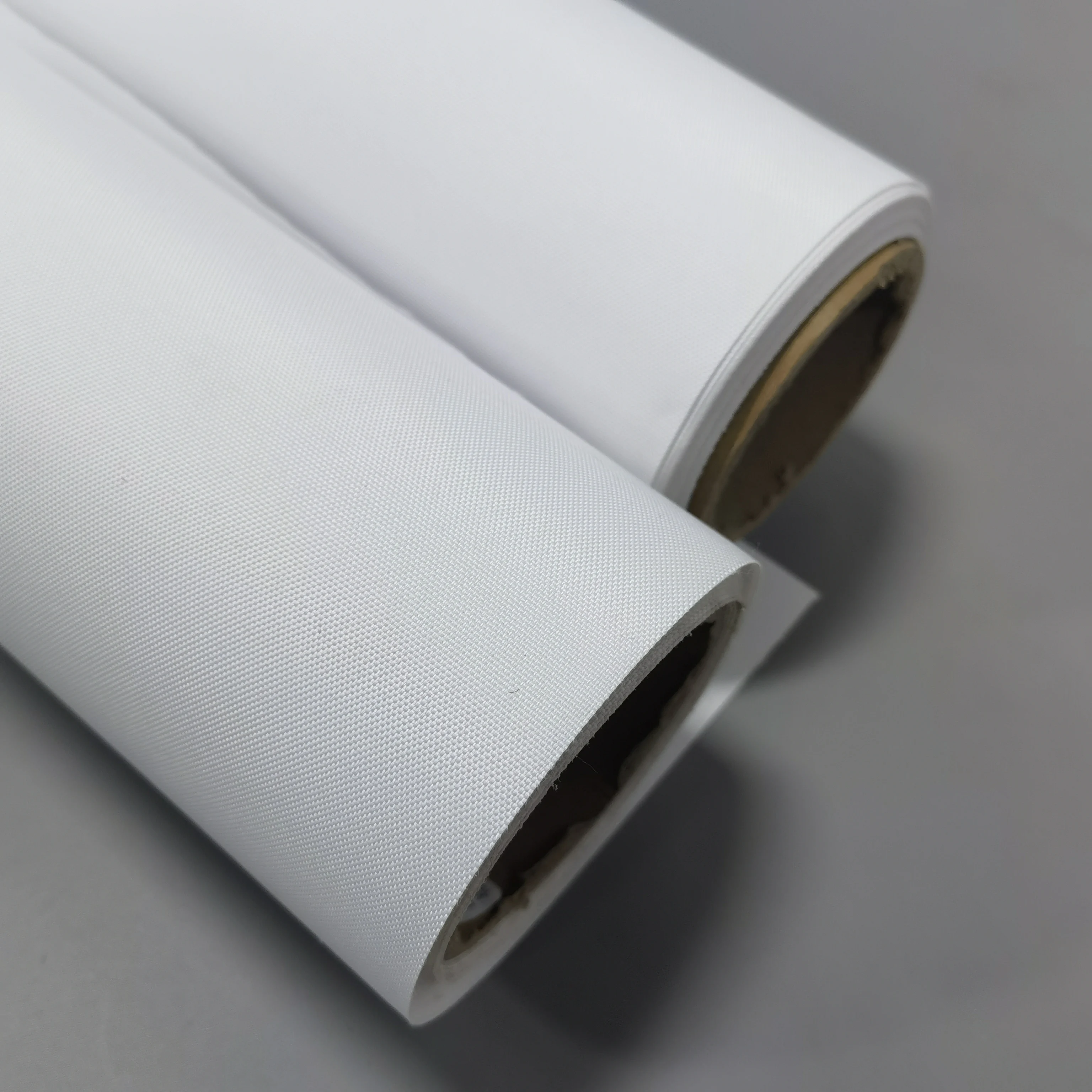 UV Latex print FR waterproof polyester white tent fabric for paper transfer printing and tent displays