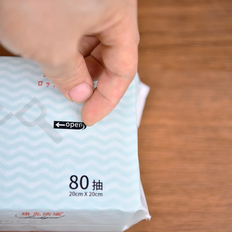 Disposable Washable Kitchen Cleaning Wipes Nonwoven Dish Cloth Kitchen Wipe Household Towel