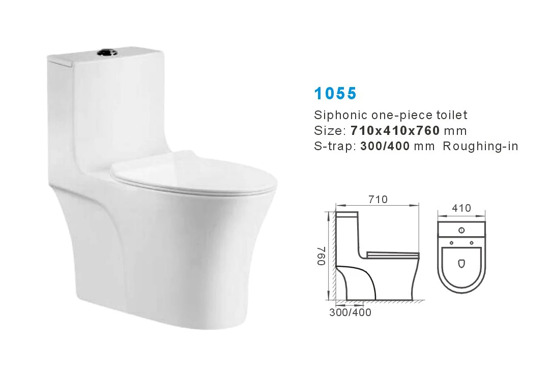 China Supply Sanitary Ware One Piece WC Ceramic Toilets Sets Bathroom water tank toilet bowl