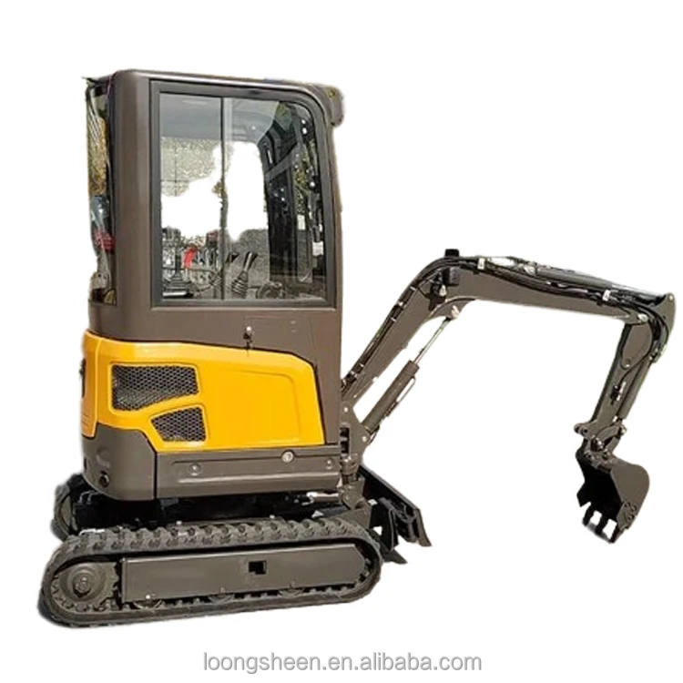 Free shipping cheap ce/EPA engine with cab small excavator 1.8 ton crawler excavator mini baager  2 ton excavaotors