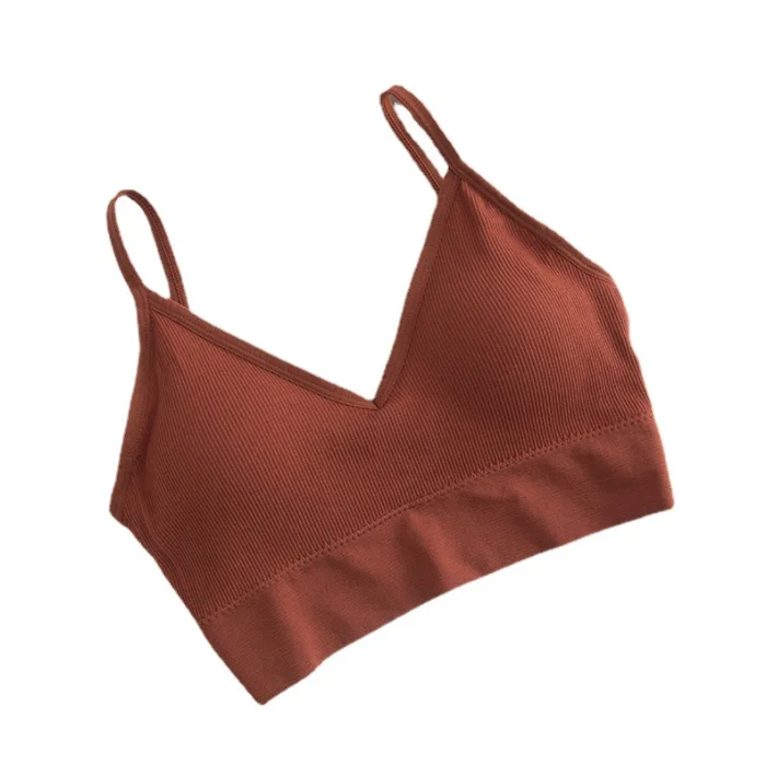 2021 new Beautiful Back Sports Wrapped Chest Bra Seamless tube top beauty back suspenders no rims vest sports bra