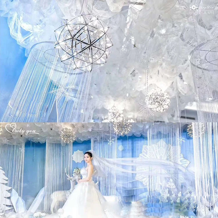 ZSW305 Stainless Spark fireworks led ball lights chandelier for wedding event ceiling decoration