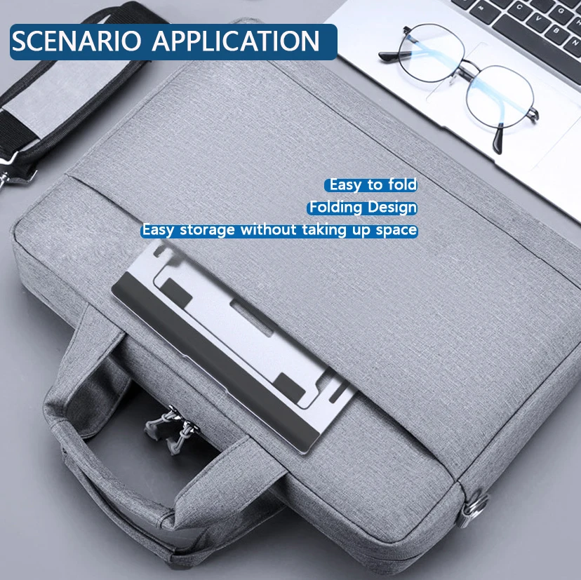 Vertical Foldable Portable Desktop Stable Aluminum Support Pc Cooling Laptop Holder Stand