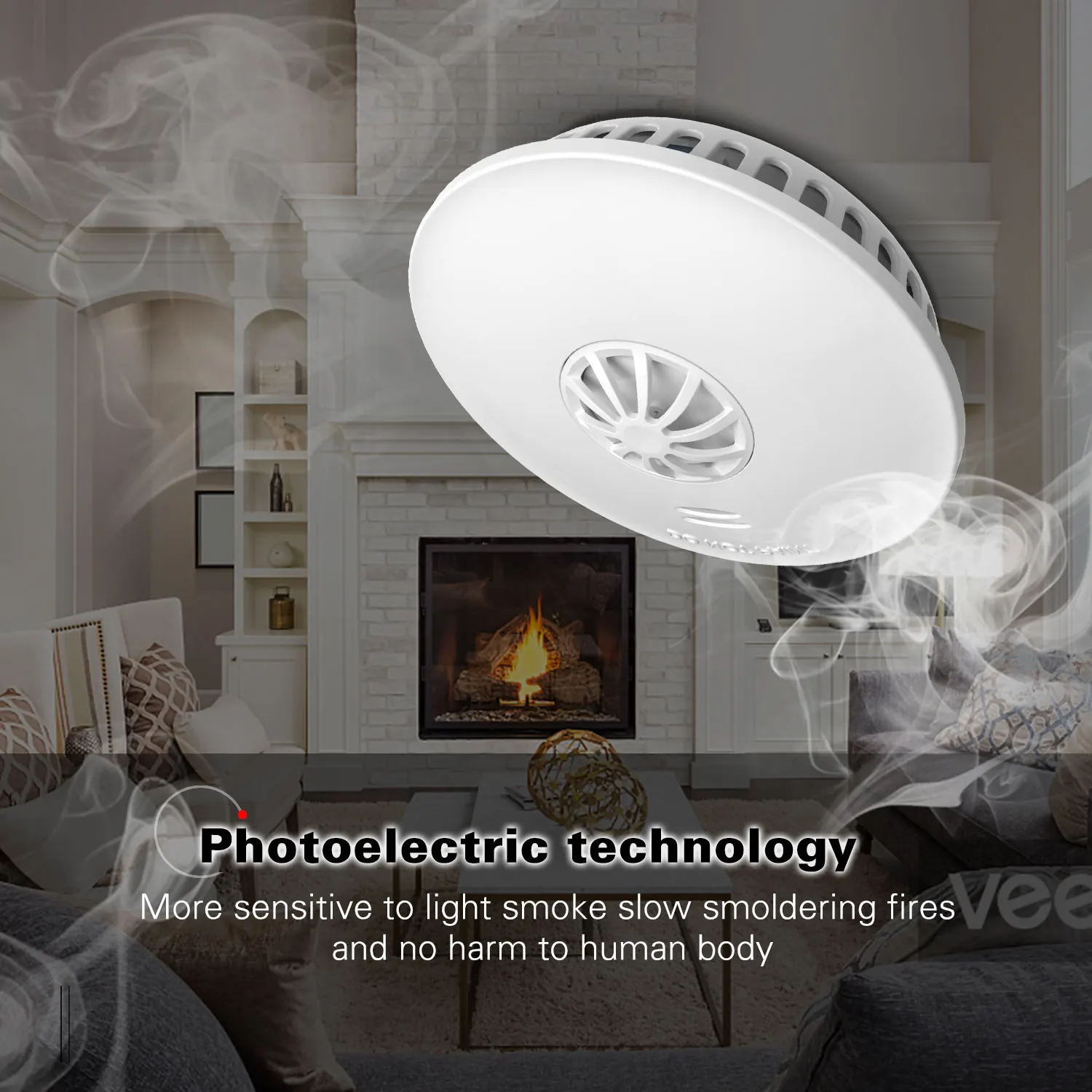 Manufacture INTERTEK approved GS592 combined Smoke and Heat detector with Microprocessor