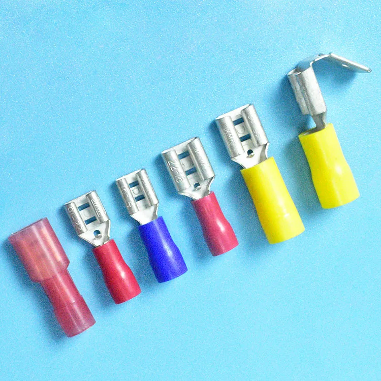 QWT 2.8 mm 6mm waterproof small electrical crimp quick disconnect connector female spade faston wire terminals car