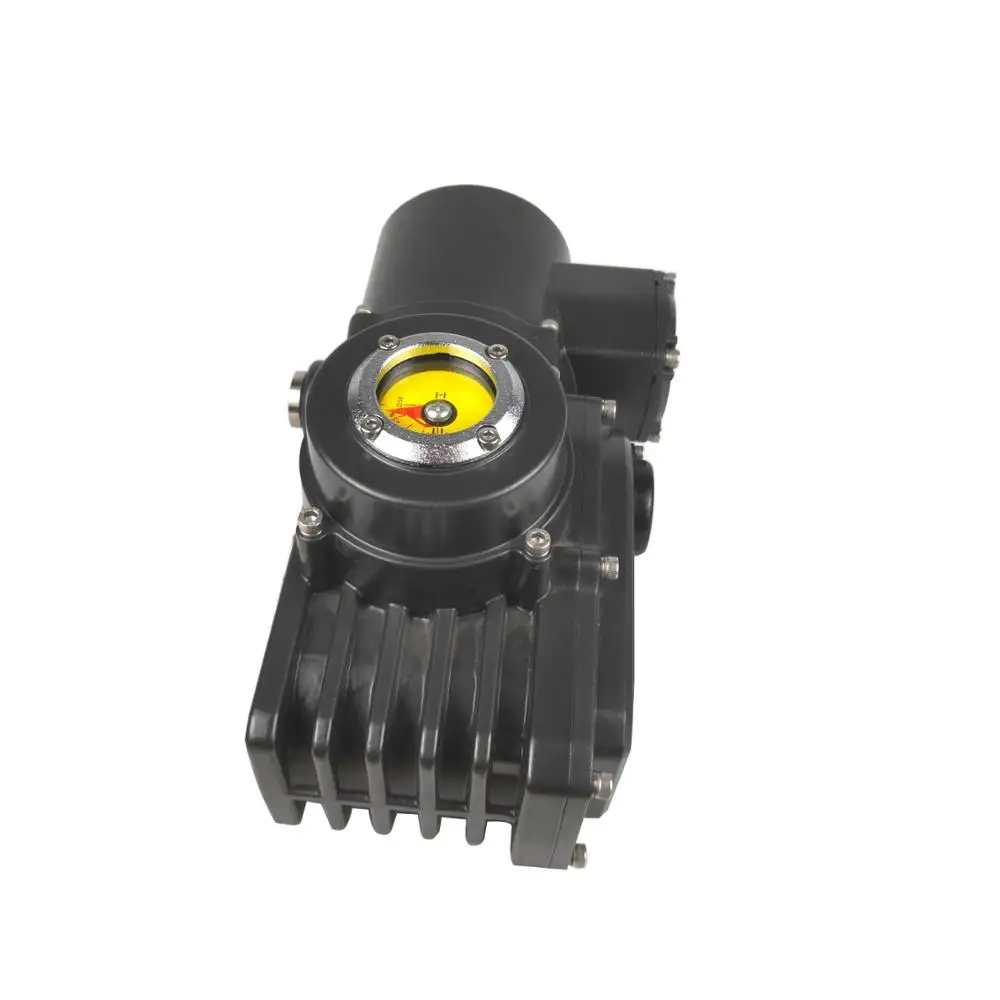 
with 4-20mA current signal multi-turn handle wheel trunnion ball valve 