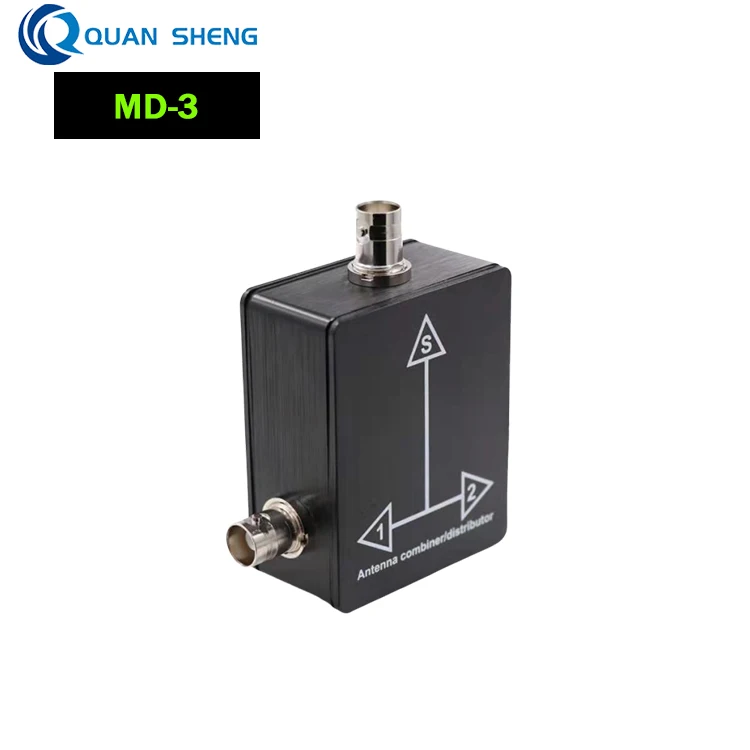 Passive Broadband UHF Antenna Splitter with BNC Ports for Wireless Microphone Antenna Distribution System