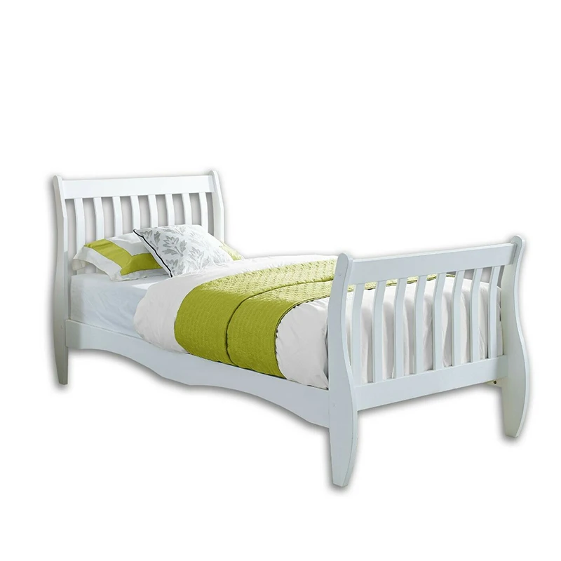Solid  Wood Single Double Pine  Bed Frame 3FT Single or 4FT6 Double Bedroom Wall Bed Wooden Bed for Home
