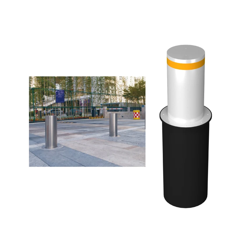 Electric Parking Bollard, 219mm Heavy Duty with Anti-Ram Raid Protection for Secure Parking and Access Control