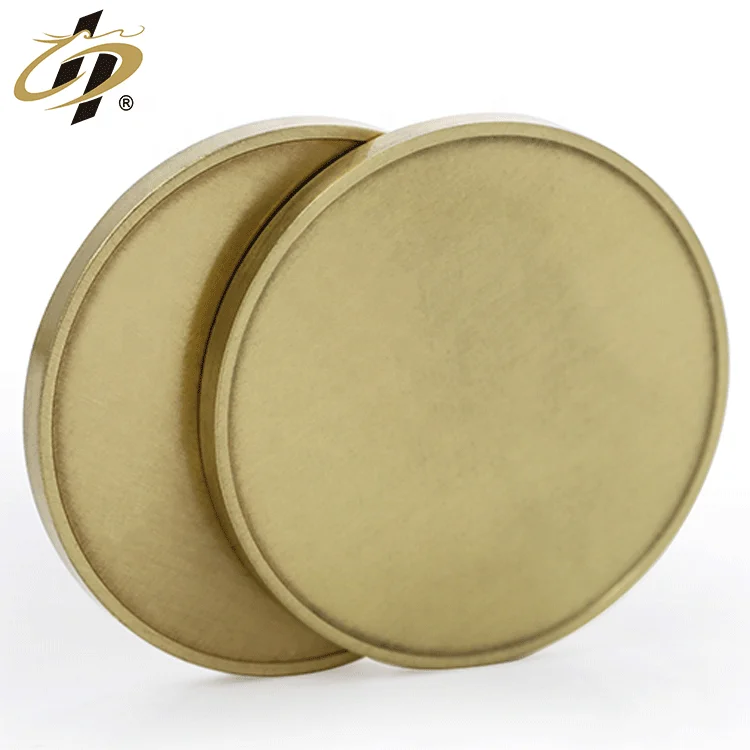 Factory supply cheap zinc alloy bronze metal blank buyer custom token coins