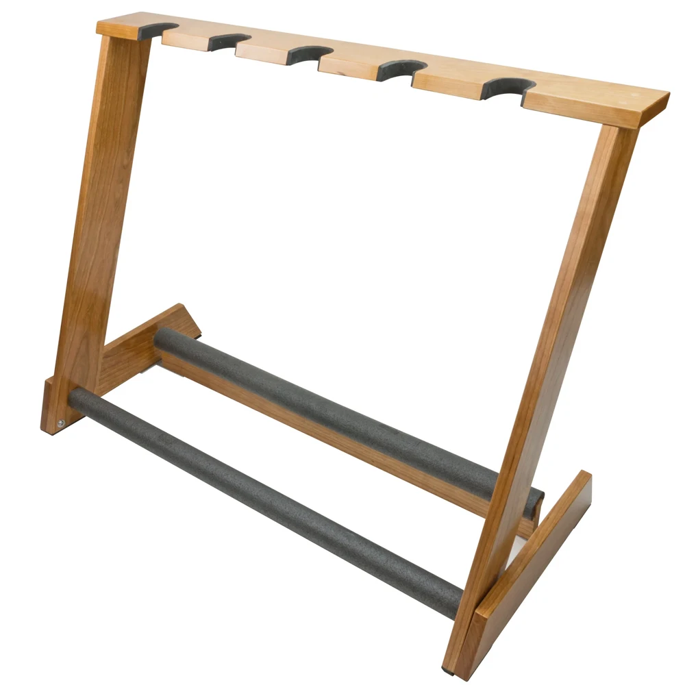 wooden acoustic electric guitar show stand Guitar Case Rack Musical Instrument Store Guitar Storage 6 piece