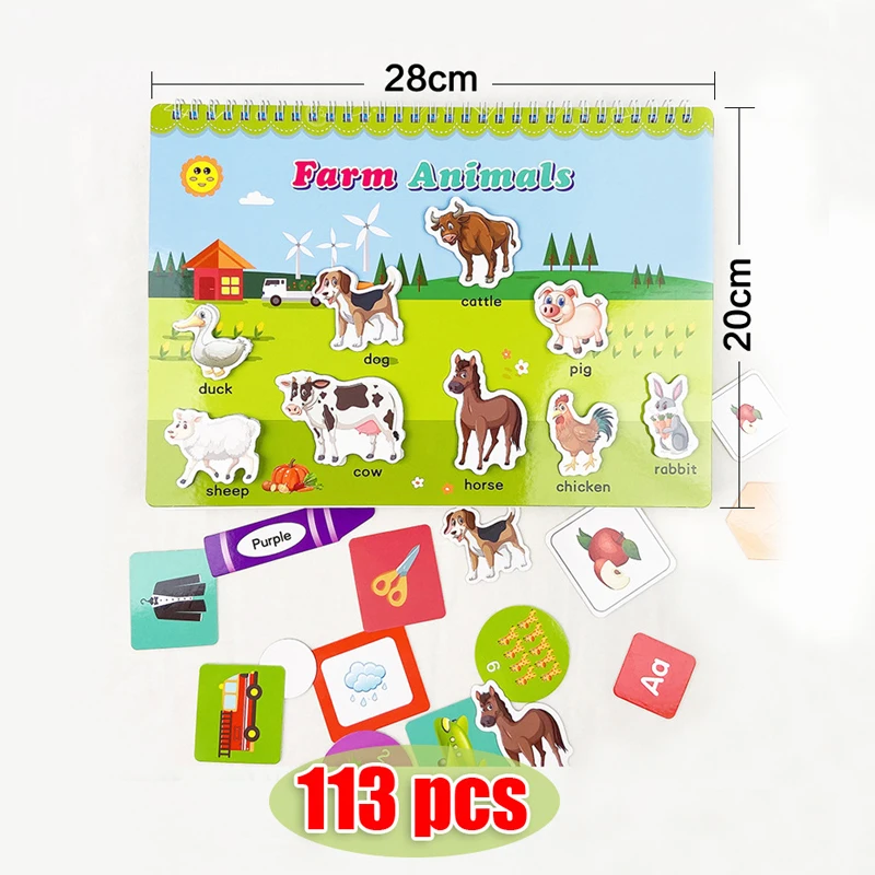 Baby Touch And Feel Board Book Kids Sensory Educational Busy Activity Learning toys Baby Quiet Books For Kids Printing