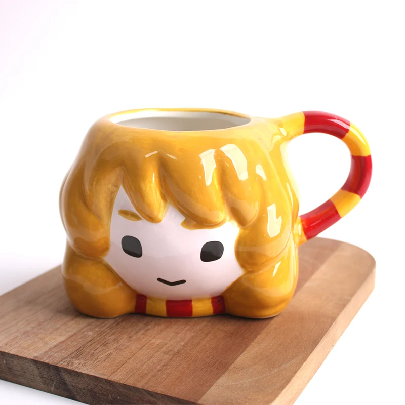 16oz Hermione Novelty Style Ceramic Mugs Cute Porcelain Design Home Water Tea Drinkware Eco-Friendly Economical Parties