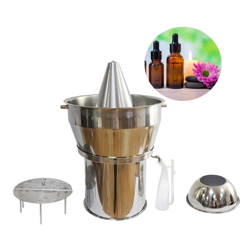 Home oil extractor Essential Oil Distillation Equipment for small flower oil distiller