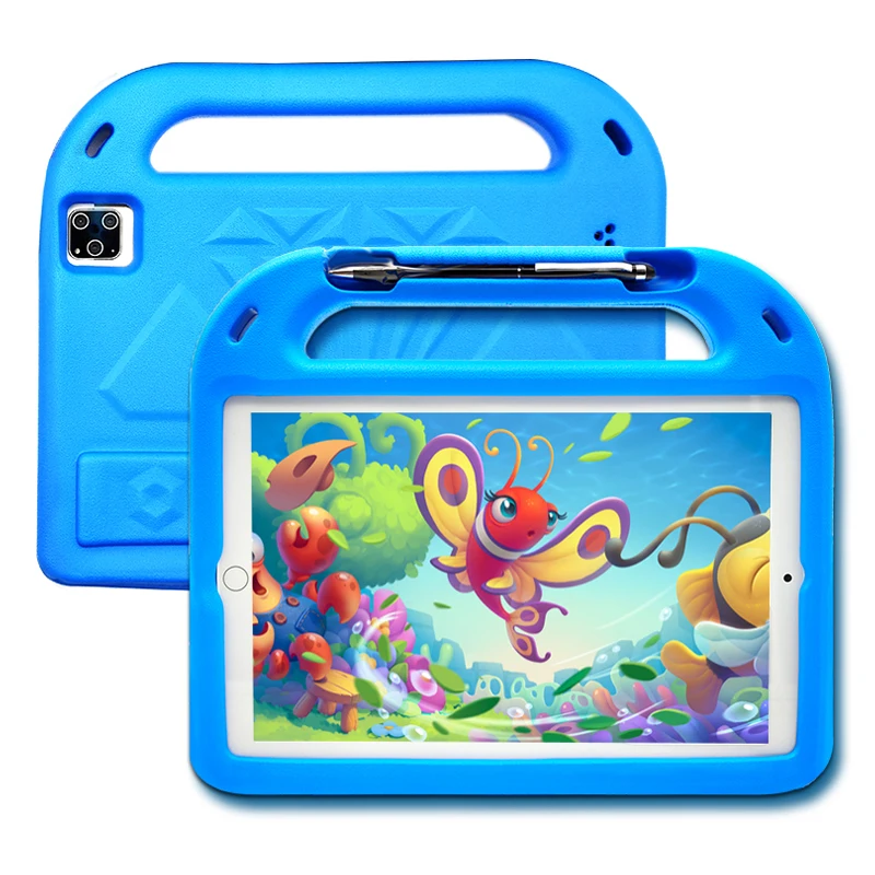 Wintouch 4g dual sim calling android 8.0 tablet with EVA case,education learning kids tablet 10 inch with sim card slot