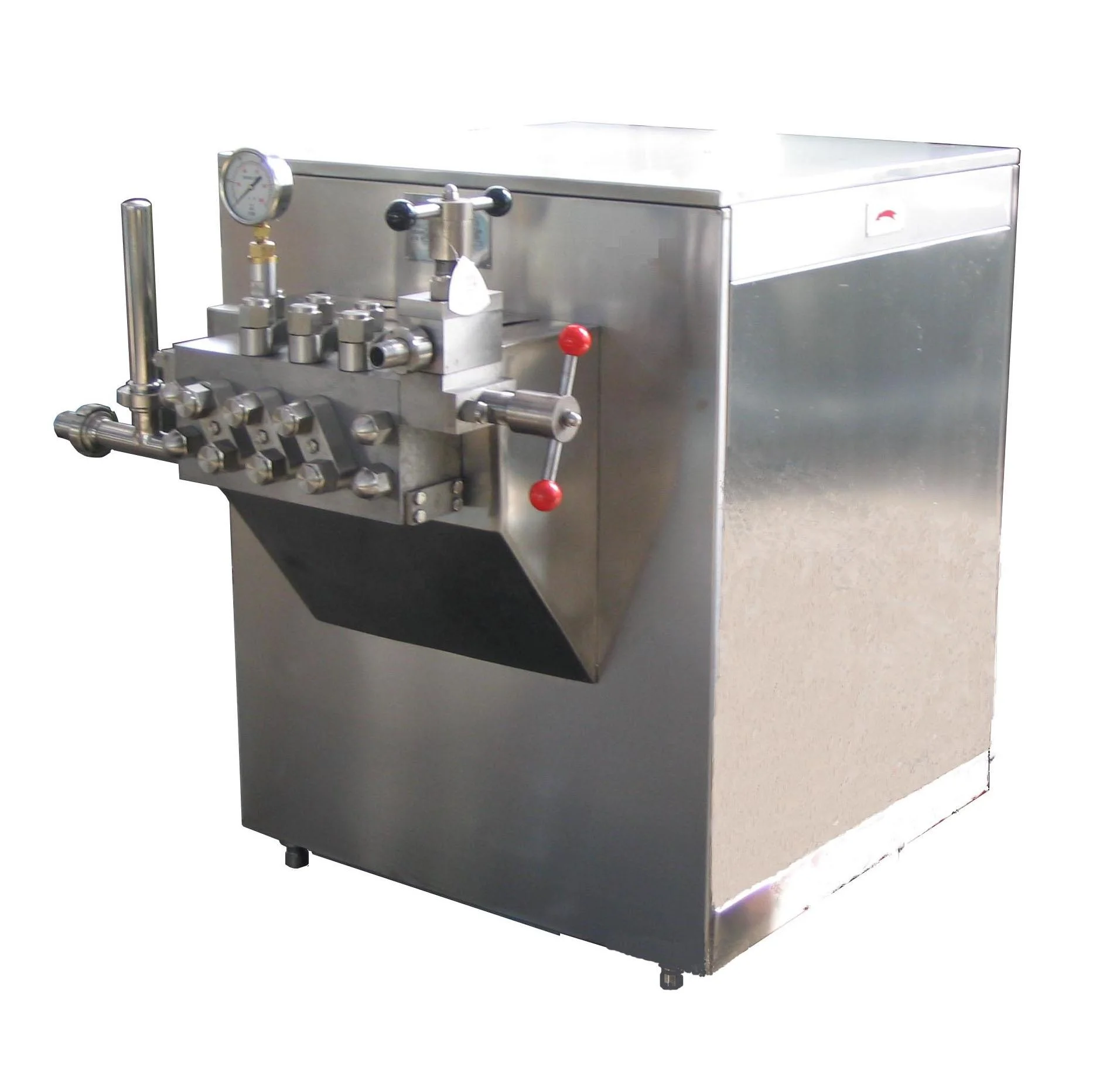Food industry use 1500L/H high pressure homogenizer machine for milk