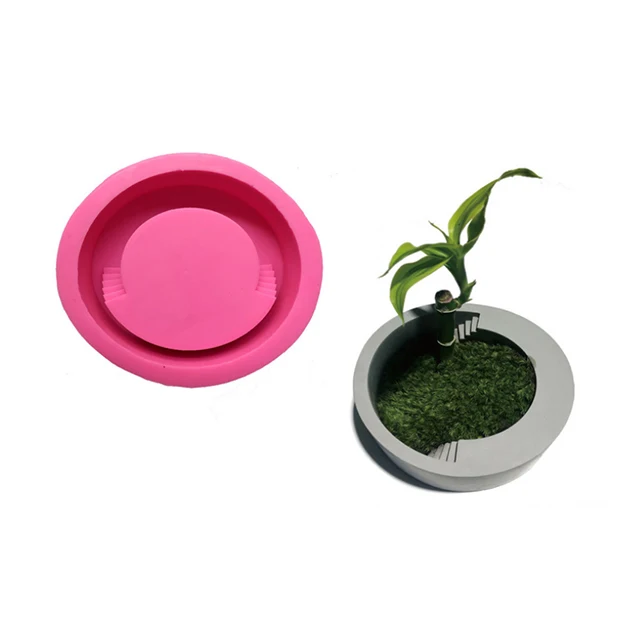 3d cement flower pots Decorations mould wholesale silicone planter mold silicone mold for flower pot
