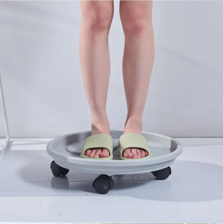 Factory Wholesale Round Square Pot Plant Stand Thickened Flower Pot Mover Holder with Drainage Water Container