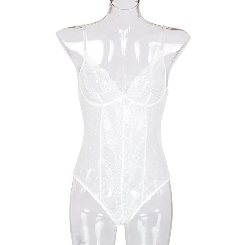 HOT SELL Sexy One Piece Lace Lingerie Bodysuit Women Teddy Bodysuits Lingerie