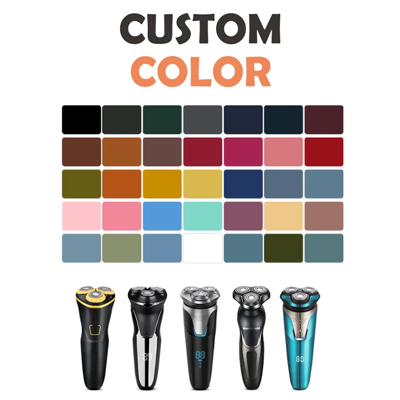 Gold Electrical Men Shaver Wholesale Face Razor Usb Cord Double Blade Foil Shaver For Men