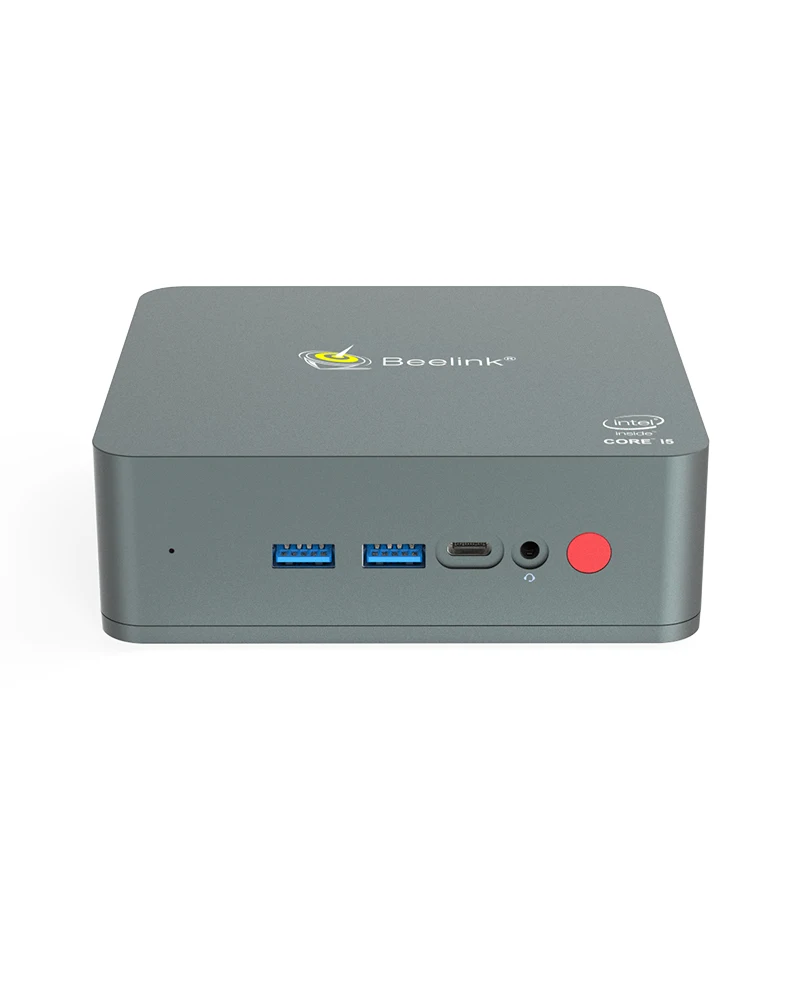 Factory Beelink Mini PC U57 Intel Z8350 8B 512GB with VGA Port   wins10 OS tv box with Fanless computer mini pc U57