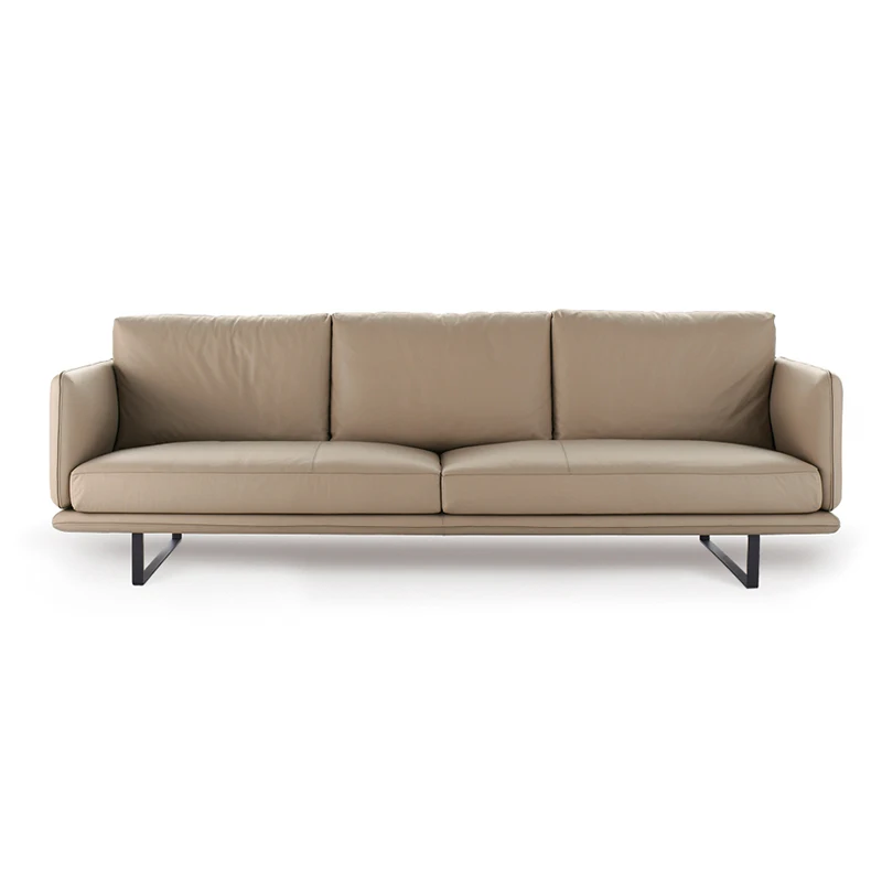 Modern Sectional Sofa European Style House  3 Seater Leather Sofa  Living Room Sofa