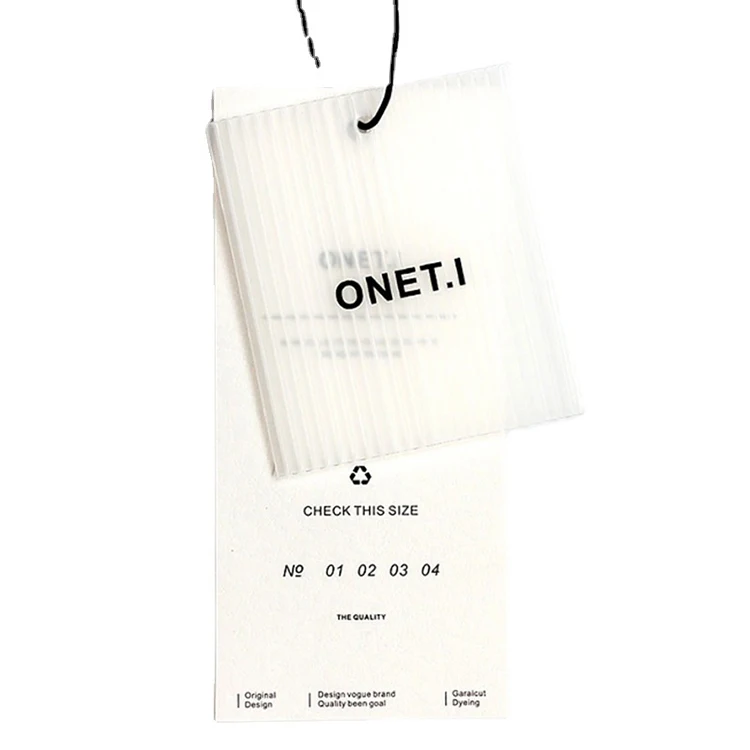 Eco Friendly Recycled Clothing Swing Hang Tags Printed Paper Luxury Custom Clothing Hang Tags For Clothing