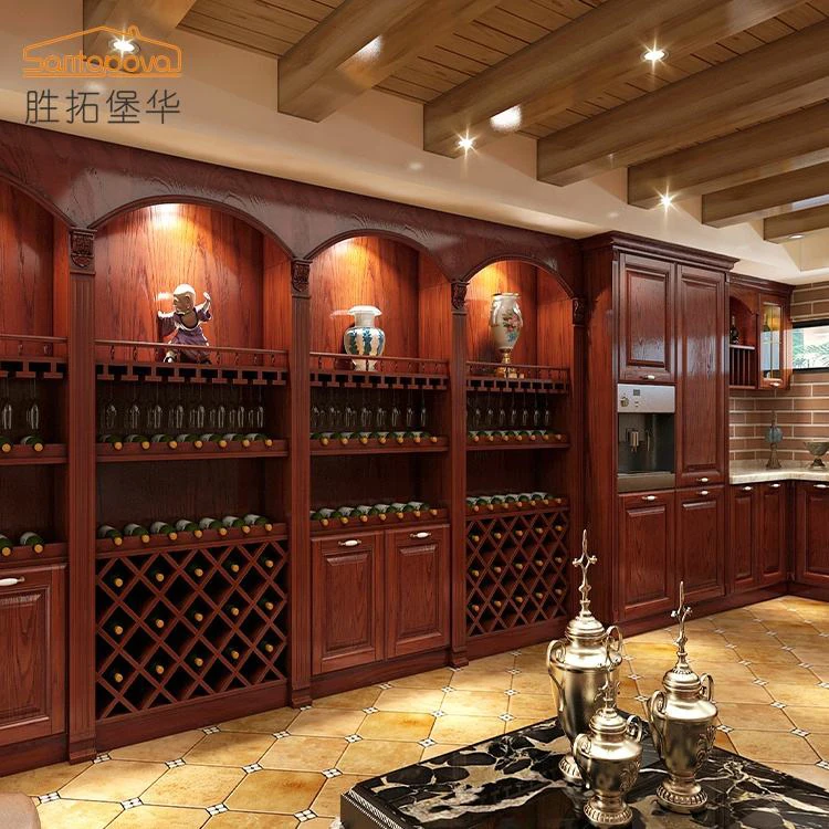 Factory direct OEM service home bar wine cabinet  home interior Antique wine vanity cabinet