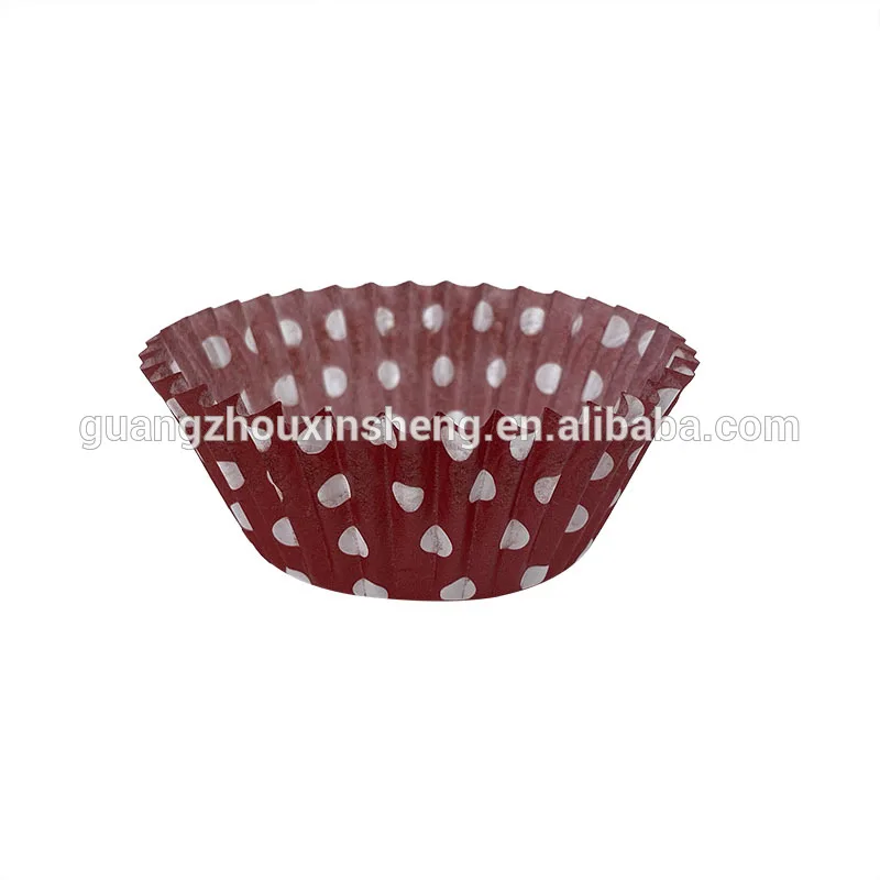 Paper baking cups tulip High Temperature Resistance circular 05 cm