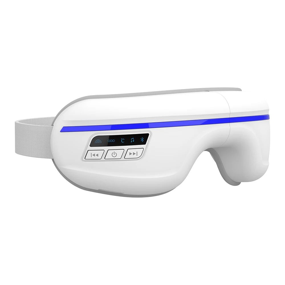 New Electric Massager Bluetooth Glasses Eye Massager Instruments Blue Tooth Smart Eyes Care Massager With Heat Compression