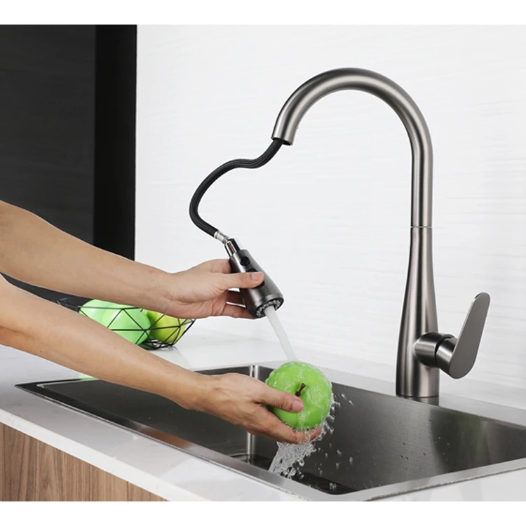 Instant Boiling Water Tap Pull Out Kitchen Faucet Deck Mounted Single Mixer Pull Down Kitchen Faucet