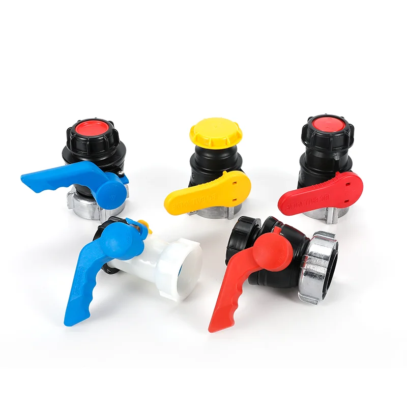 Ball Valve for IBC container S60*6 FEMALE  NPT MALE  DN50 *75MM pipe valve IBC tank coupling VALVE