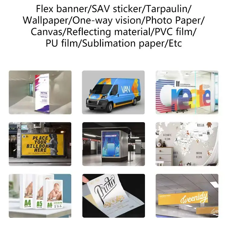 3.2m Large Format Inkjet Printer with Xp600 Epson Head Eco-Solvent Printer/ Sublimation Transfer Printing Machine