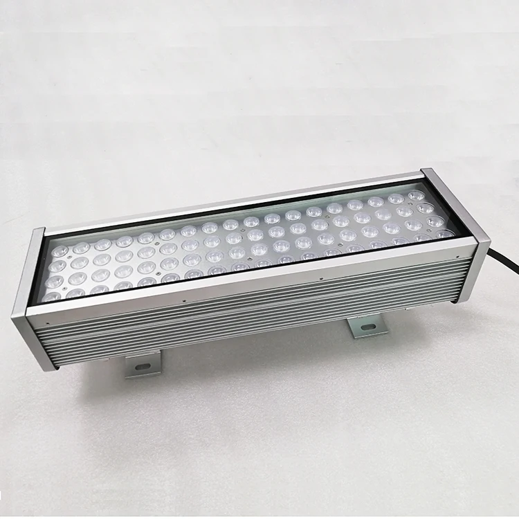 outdoor waterproof hotel commercial landscaping linear 3000k rgbw led wall washer light
