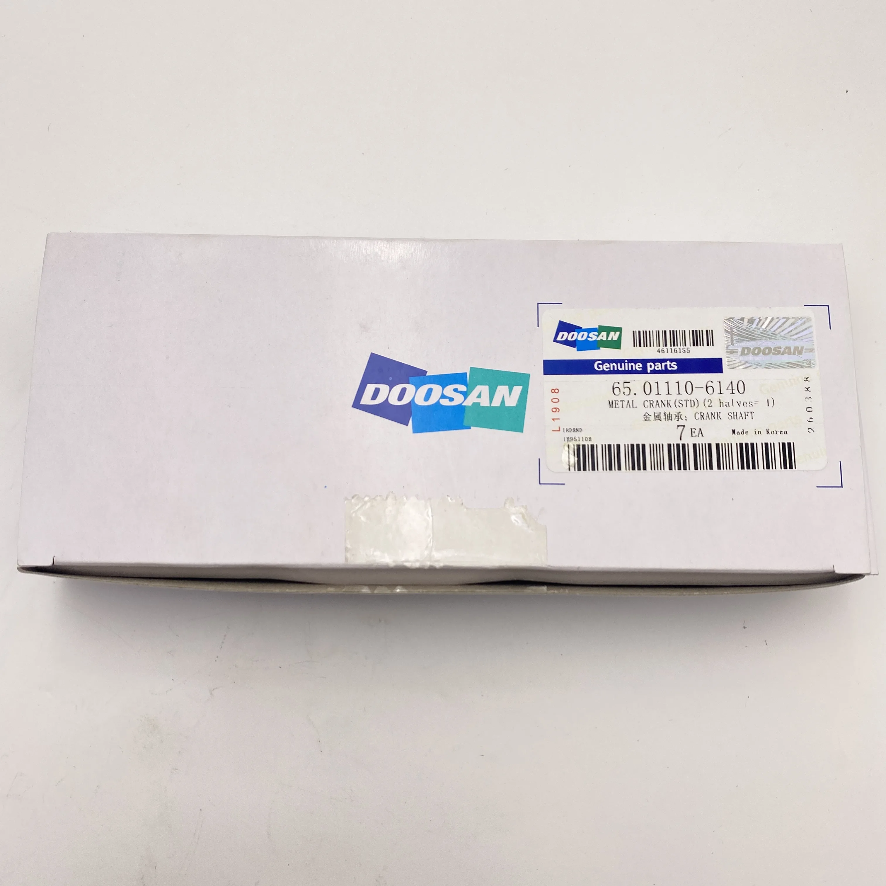 Engine Main Bearing STD 65.01110-6351 Conrod Bearing 65.01110-6140 Doosan GE08TI engine parts