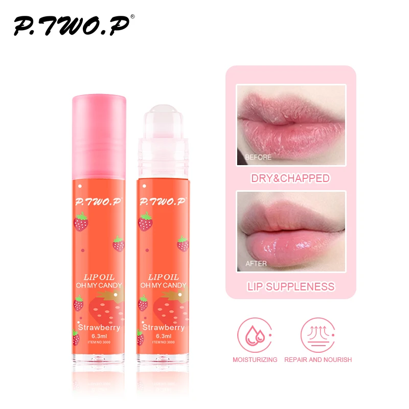 P.TWO.P Private Label Lip Care Rich Fruity Gloss Lip Oil Coloring Vegan Moisturizing Customized Lip Oil for Daily Life