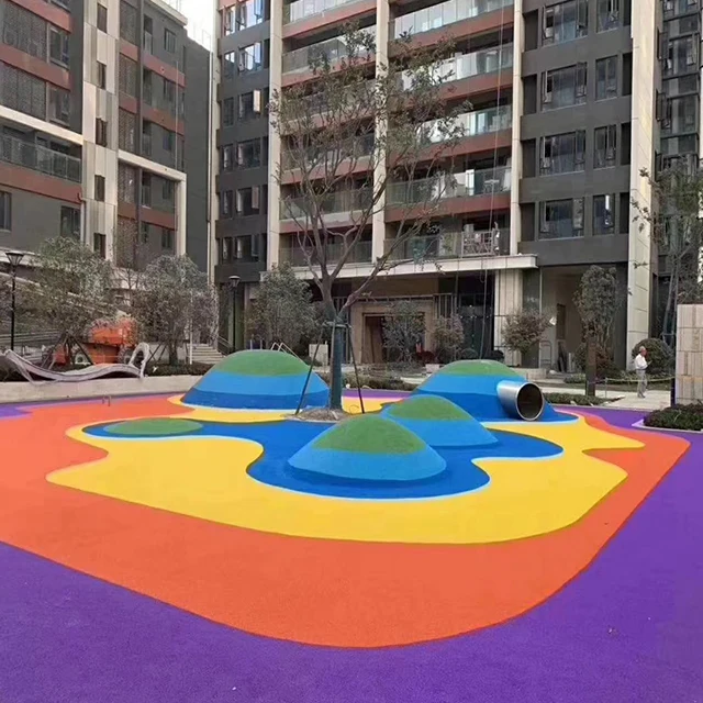 Экологичные резиновые гранулы EPDM/SBR для наружной игровой площадки высокоэластичные