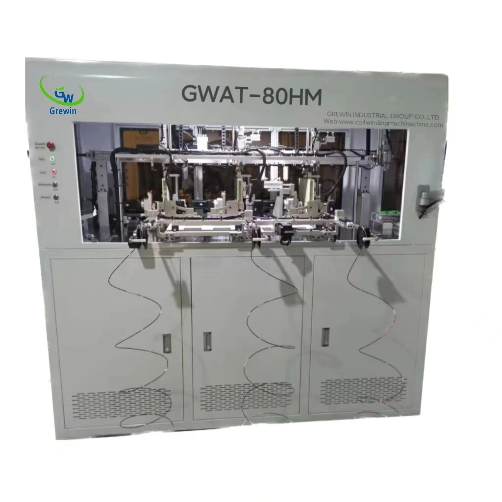 Promotional Full Automatic Copper Wire Transformer Coil Winding Machine for Toroid Transformer Ferrite Magnet Core Green