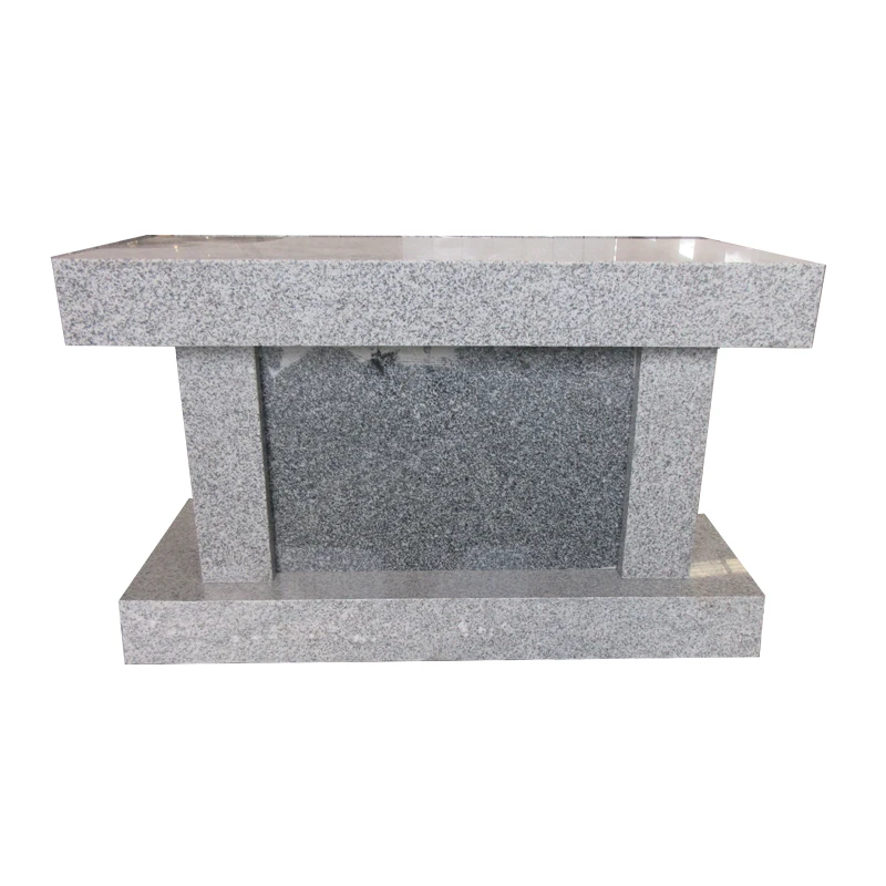 Cheap China G603 Grey Granite Urn Tombstone Small Columbarium Niche For American