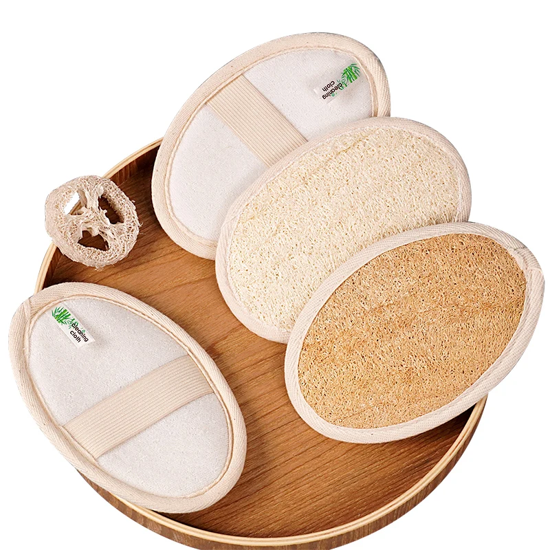 Loofah body wash sponge reusable multipurpose cleaning tools Bathing kitchen cleaning coaster exfoliating