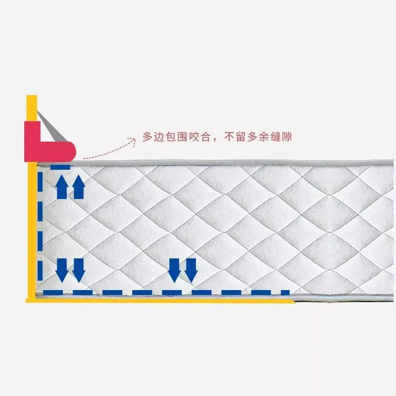 1.8m Kids Folding Bed Fence Supporters Side Safety Protection Rail Baby Bed Bumper Knot Design Bed Rail Guard Rails for Toddlers