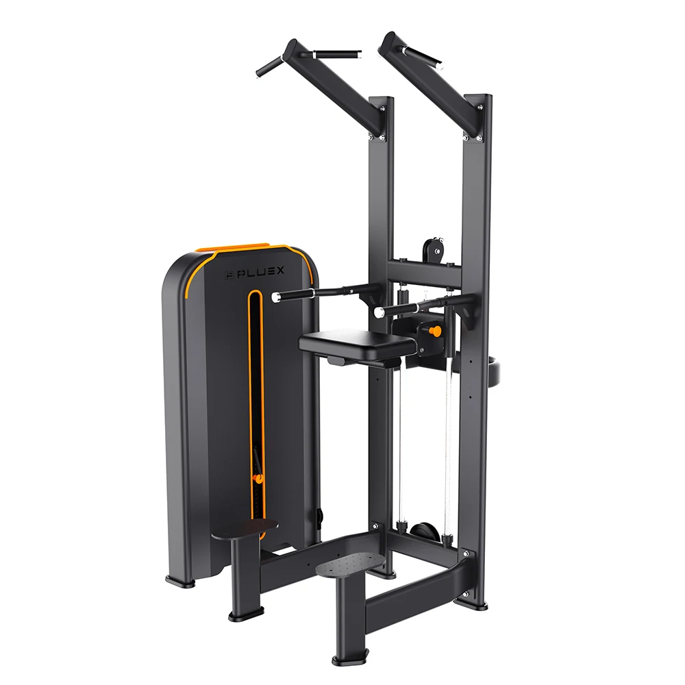 Commercial gym bodybuilding and fitness exercise equipment Chin up / Dip Assist machine