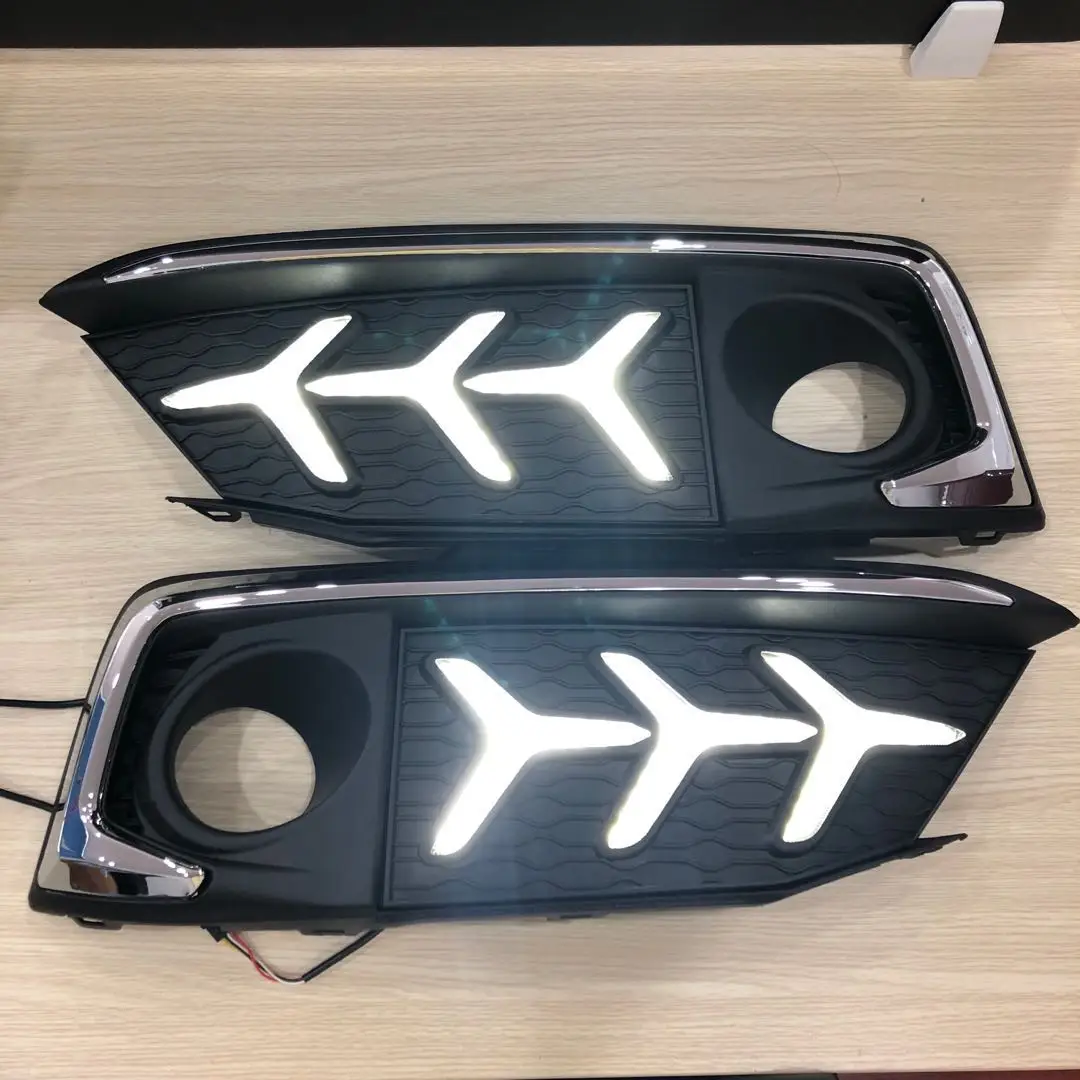 Factory LED Daytime Running Light for Honda Civic 2019 2020 2021 DRL Civic Fog Lamp Cover Light Head Light