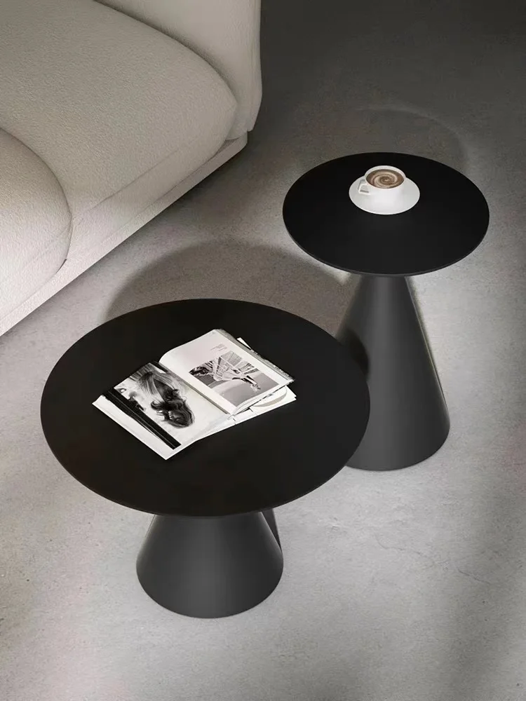 Modern Creative Living Room and Bedroom Furniture Set Sofa with Small Simple round Corner Coffee Table