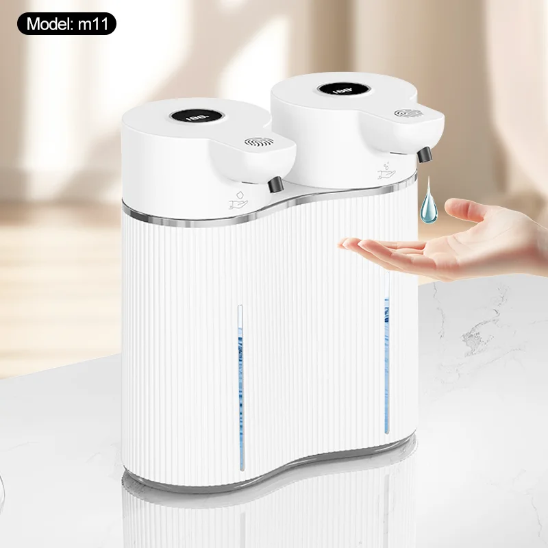 Wall Mount USB Charging Waterproof Automatic Soap Dispenser Liquid Hand Soap Dispenser for Household Hotel White