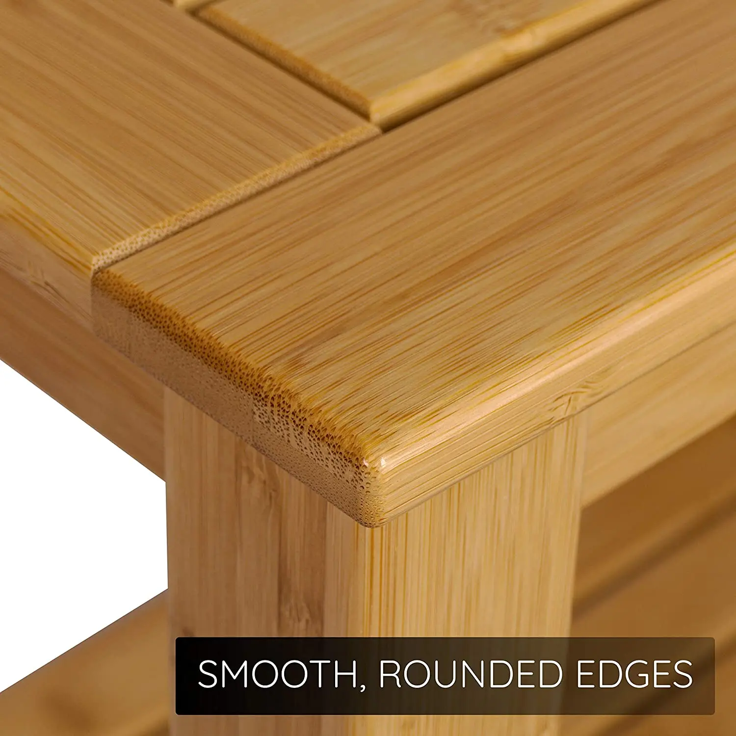 Bamboo Bathroom Bench with Shelf Bamboo Bathroom Shelf or Entryway Shoe Rack Bench