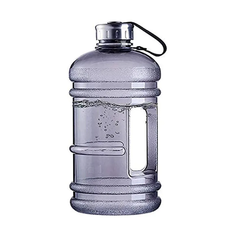2.2L Sports Water Bottle 75oz Half Gallon Leakproof BPA Free Odorless Solid Jug Daily Gym Fitness Athletic for Camping Hiking